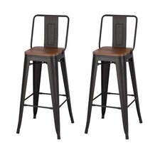 Industrial Bar Stools Mid-Back