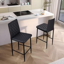 2x Pub Breakfast Bar Stool PU