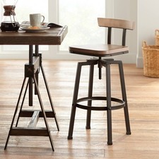 Roark Bronze Swivel Bar Stool