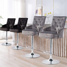 Swivel Velvet Ergonomic