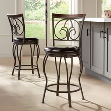 Colton Metal Swivel Bar Stools