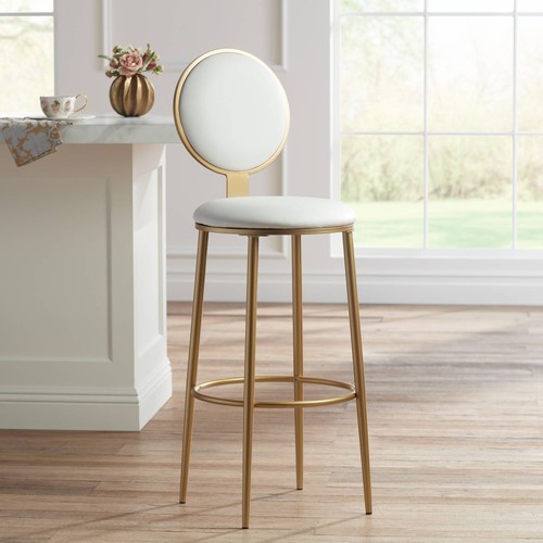Calix gold bar stool - bar, 1/2"