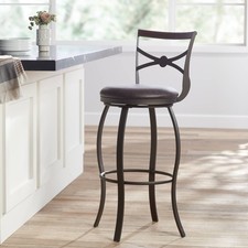 Haidar Bronze Swivel Bar Stool
